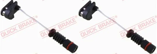 Warning Contact, brake pad wear